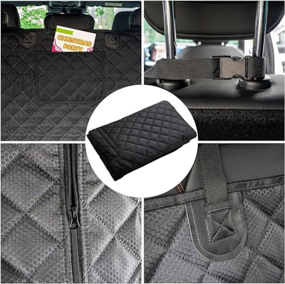 SUV Cargo Liner for Dog Car Seat Cover Waterproof Pet Cargo Cover Nonslip Dog Seat Cover with Bumper Flap Protector for SUV Trunk Sedans Vans（70L”*40W“） - size: 70" x 40"