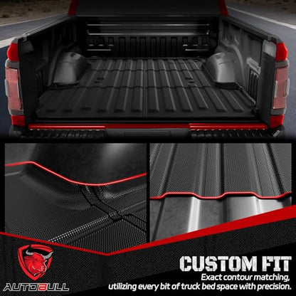 Truck Bed Mat Bed Liner (5.5ft,67.1in) Fit for Ford F-150 2015-2023| F150 Lightning 2022-2023, Not Fit Drop-in Liner - style: 4)2015-2025 |Ford F-150 Bed Mat (5.5FT, 67.1" Bed)