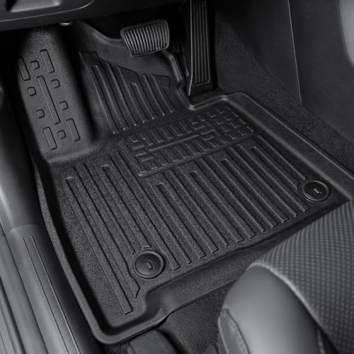Floor Mats for Hyundai Santa Fe 2024-2026, All Weather Floor Mats Trunk Cargo Liner with Backrest Protectors Accessories, Full Coverage Set (Fit 6/7 Seats) - size: For Hyundai Santa Fe | 2024-2026