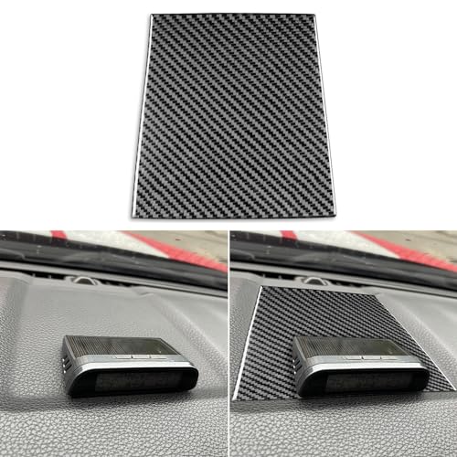 1pc Real Soft Carbon Fiber Car Dashboard Central Panel Decoration Pad Cover Trim Sticker Compatible with Ford Mustang GT/Shelby 2009 2010 2011 2012 2013 2014 Auto Interior Accessories Black - color: Dash Central Panel