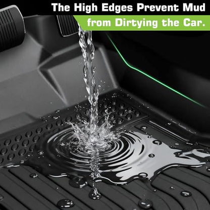 Floor Mats for GMC Terrain 2012-2017 and for Chevrolet Chevy Equinox 2012-2017, TPE Waterproof Non-Slip All Weather Protection Custom (Floor Mats & Cargo Liner)