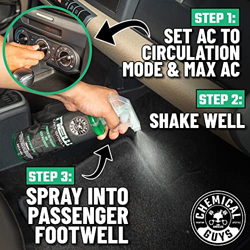 Chemical Guys New Car Smell Air Freshener and Premium Odor Eliminator Refreshes & Neutralizes Odors, Great Car Fresheners for Trucks, SUVs, RVs, and More - 16 oz - size: 16 Fl Oz (Pack of 1), style: NEW CAR 16 oz