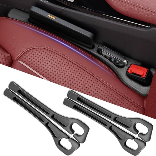 YLXGT Car Seat Gap Filler Organizer Universal for Car SUV Truck Accessories Seat Gap Plug Blocker with Storage Slot TC105 Black 4Pack - color: Black4Pcs, size: Driver's＋Passenger