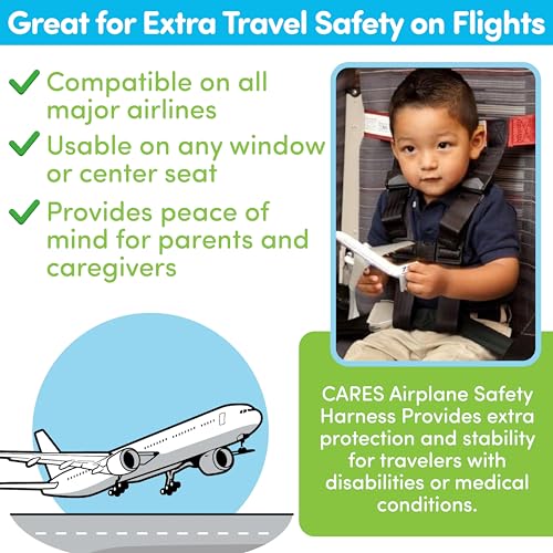 Child Airplane Travel Harness - Cares Safety Restraint System - The Only FAA Approved Child Flying Safety Device