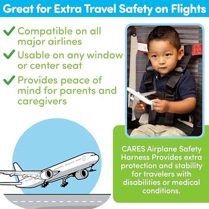 Child Airplane Travel Harness - Cares Safety Restraint System - The Only FAA Approved Child Flying Safety Device