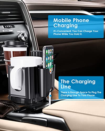 Car Cup Holder Expander Adapter for Large Water Cups,2 Drink Bottles,Cup Coffee Bottles,NATGIC 4-in-1 Cup Holders Expander for Trucks,Sedan, Vehicle Adjustable Cup Holder Expander for Mugs - size: Standard