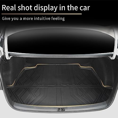 AOMSAZTO Cargo Liner Compatible with 2014-2019 Toyota Corolla Sedan | Custom Fit Trunk Mat Behind 2nd Row | All Weather Protection Cargo Mat Compatible with 2014-2019 Corolla Sedan Models - style: 2014-2019 | For Toyota Corolla Cargo Mat