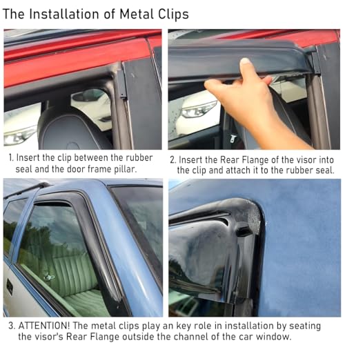 Lightronic Extra Durable In-Channel Window Visor, Fit Chevrolet & GMC C/K 1500, 2500, 3500 1988-1999, Regular/Extended Cab, 1992-1999 Tahoe & Yukon, 1992-1994 Blazer (NOT Fit S10 Blazer), Smoke, 2-Pcs - size: In-Channel