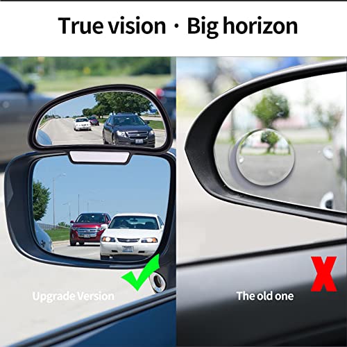 Car Blind Spot Mirror,Wide Angle Rearview Mirror,Adjustable Car Auxiliary Side Mirror Universal for Cars Truck,Left