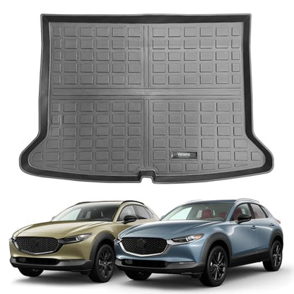 Vanseno Compatible for 2020-2025 Mazda CX-30 Cargo Mat, Cargo Mat All Weather TPE Protection Trunk Mat for 2020 2021 2022 2023 2024 2025 Mazda CX30 Accessories - color: Fit 2020-2025 Mazda CX-30