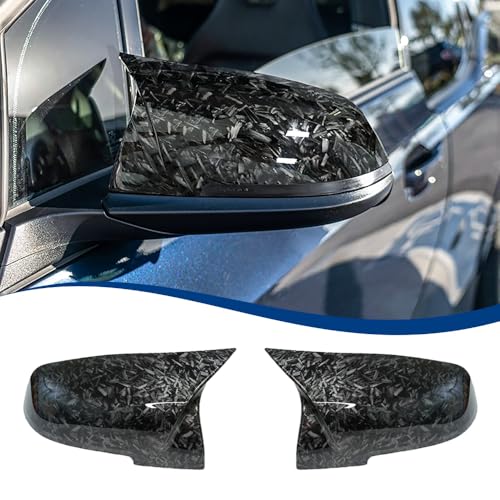 Side Mirror Cover Compatible with 3-Series F30 F31 F34 / 4-Series F32 F33 F36 / 2-Series F22 F23 / 1 Series F20 X1 E84 M2 F87 (Forged Carbon Pattern, F22 F30 F32 F36) - color: Forged Carbon Pattern, size: F22 F30 F32 F36