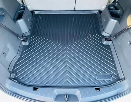 Cargo Liner for Ford Explorer 2011-2019 – Weather-Resistant Protection Trunk Mat for SUV with Raised Lip–Non-Slip Car Trunk Tray Rubber–Easy to Install–3D Shaped Laser Pre-Cut Design