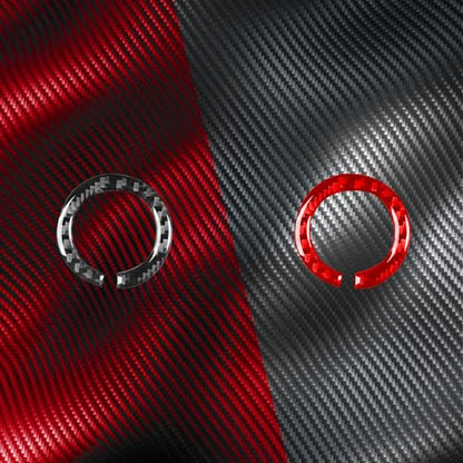 NVCNX Real Premium Carbon Fiber Accessories for Dodge Durango 2011-2020 2012 2013 2014 2015 2016 2017 2018 2019 Car Dash Push Engine Start Stop Button Ring Cover Interior Trim Sticker Decal 1PC - color: 2011-2020 Dash Push Engine Start Button Trim