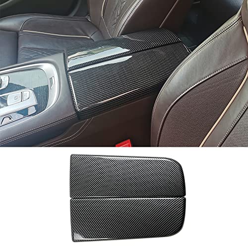 for BMW 7 Series G11 G12 2016-2021 Carbon Fiber Color Car Interior Center Armrest Box Cover Console Box Storage Box Trim Accessories Covers (740i 740e 750i 750Li) - size: 7 Series G11 G12 2016-2021