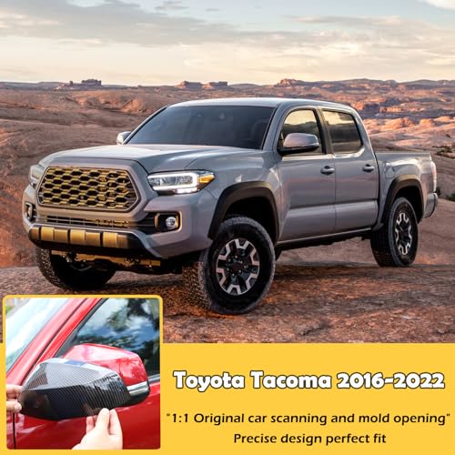 Auto Door Rearview Mirror Protective Trim Cap Compatible with Toyota Wildlander 2020-2022, Side View Mirror Cover Door Side Moulding Trim Accessories (carbon fiber pattern)