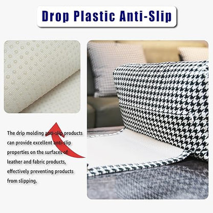 Non-Slip Head Pillow for Recliners - Neck Support Cushion with Velvet Cover for Pain Relief at Home, Office and Travel (Houndstooth) - color: Houndstooth