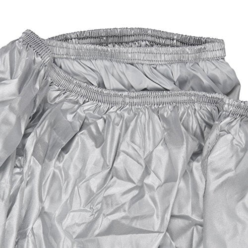 Motor Trend All Season WeatherWear 1-Poly Layer Snow proof, Water Resistant Car Cover Size XL1 - Fits up to 210" - CC-544+LOCK , Silver - size: X-Large