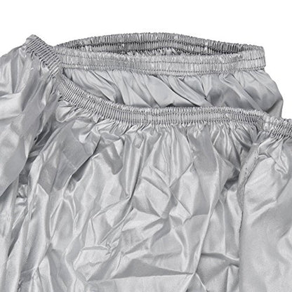 Motor Trend All Season WeatherWear 1-Poly Layer Snow proof, Water Resistant Car Cover Size XL1 - Fits up to 210" - CC-544+LOCK , Silver - size: X-Large