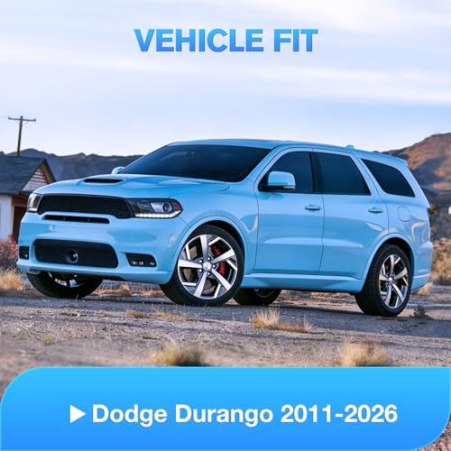 Nilight Window Visor Compatible with Dodge Durango 2011-2022 2023 2024 2025 2026 in Channel Window Deflectors Sun Shades, Rain Guards Acrylic-4pcs - size: Durango 2011-2024