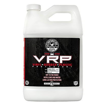 Chemical Guys VRP Vinyl, Rubber, and Plastic Dressing - Tire Dressing, Non-Greasy, Dry-to-the-Touch Shine for Tires, Trim, and More, Safe for Cars, Trucks, SUVs, RVs & More - 128 oz - size: 133.52 Ounce (Pack of 1)