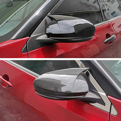 Door Side Rearview Mirror Cover Caps Fit for Nissan Altima 2019-2023 Glossy Black - size: Glossy Black