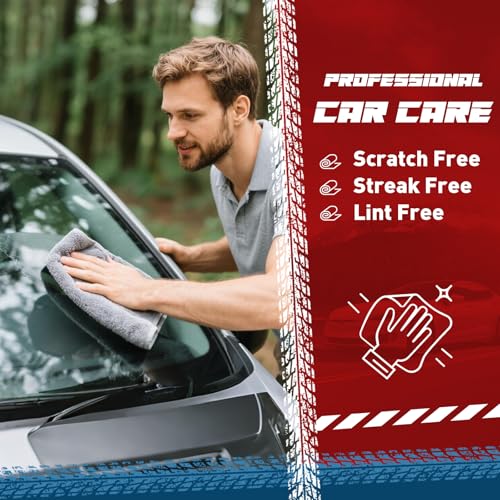 TEAWOO Gray Microfiber Cleaning Cloths Bulk-400 Pack, Gray Microfiber Towels for Cars, Ultra Absorbent Wash Cloths, Lint-Free Streak-Free Microfiber Towels Bulk for Cars, 12x12 inches - size: 400Pack Grey
