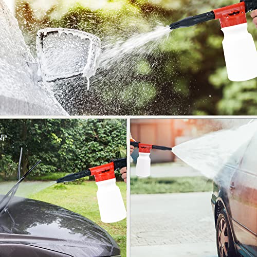 LIANXIN Car Wash Kit Car Wash Cleaning Kit with Car Wash Foam Gun Microfiber Sponge and Towels Tire Brush Built, Car Foam Gun, Car Cleaning Tool - size: Large