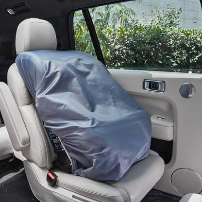 Car Seat Cover for Air Travel, Car Seat Travel Bag for Gate Check, Sun Shade, Waterproof, Dustproof & Abrasionproof, Covers and Blocks Out Heat & Sun| Baby Travel Accessories (Gray) - color: Gray