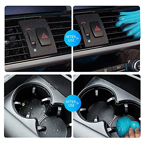 TICARVE 3 Pack Cleaning Gel for Car Detailing Putty Car Vent Cleaner Goo Cleaning Putty Gel Auto Detailing Tools Car Interior Cleaner Dust Cleaning Mud for Cars Dust Cleaner Slime Keyboard Cleaner - size: 3 Pack