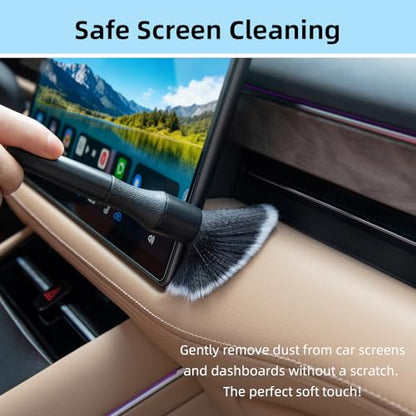 TICARVE Car Interior Detailing Cleaning Kit-10Pcs Car Screen Cleaner,Clean Gel, Detailing Brush, Cleaning Tools for Car, Keyboard and Interior Cleaning - size: 10 Pack