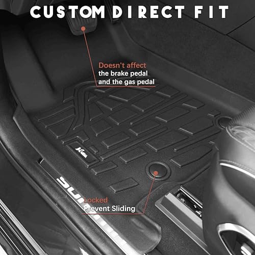 KARPAL Floor Mats & Cargo Liner for 2022-2025 2026 Jeep Grand Cherokee WL (Include 4xe, Not for WK2 or WL75) 5-Seat Only, All Weather TPE Custom Fit Floor Liners Car Mats Accessories - style: 2022-2026 | For Jeep Grand Cherokee WL (Include 4XE) | 1st & 2n