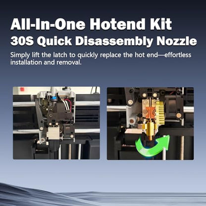 3PK Upgrade AD5X Nozzle 0.25MM 0.4MM 0.6MM Hotend for Falshforge AD5X Nozzle High Flow 32mm³/s High Speed Hardened Steel Quick Detachable Nozzle Print Head with Extra 3PK Nozzle Brush - style: 0.25+0.4+0.6MM Hotend(3PK)
