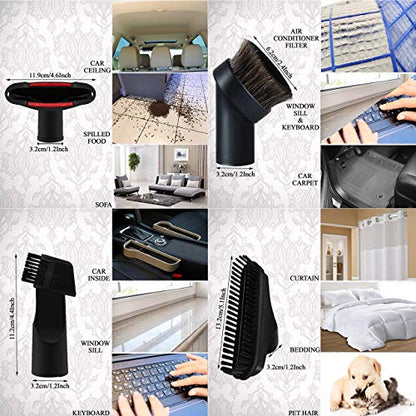 for Shark Household Cleaning Kit Vacuum Cleaner Accessories & Air Driven Pet Upholstery Turbo Brush Vacuums Nozzle Tool Pet Attachment Swivel Head