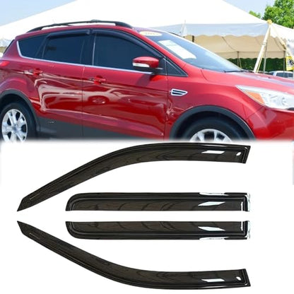 Rainproof Side Window Wind Deflectors for Mercedes-Benz GLA-Class X156 2014-2019, Tape-on Sun Rain Guard Sets,Nice Looking Window Visors for Cars,Vent Deflector for GLA-Class X156 14-19 MB43 - size: GLA-CLASS X156 2014-2019