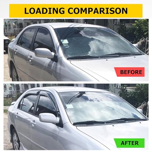 Side Wind Deflector Window Visors fit for 2011-2015 Chevrolet Cruze & 2016 Cruze Limited, 4pcs Out-Channel Tape-On Dark Smoke Nice Sun Rain Guards Set 94611 - size: 11-15 Cruze