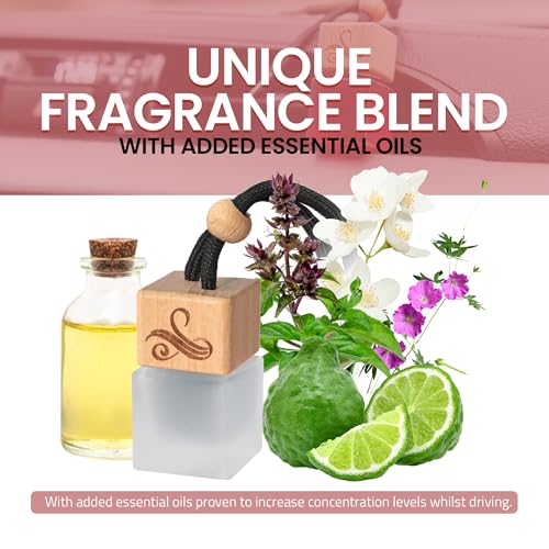 Inspired by Lua V.ezt Bell Car Air Freshener for Women | Long Lasting Luxury Diffuser | Automotive Scent Perfume | Vent Clip Air Freshener | Odor Eliminator Technology | Ladies Car Diffuser Scents 8ML