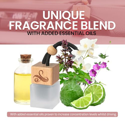 Inspired by Lua V.ezt Bell Car Air Freshener for Women | Long Lasting Luxury Diffuser | Automotive Scent Perfume | Vent Clip Air Freshener | Odor Eliminator Technology | Ladies Car Diffuser Scents 8ML