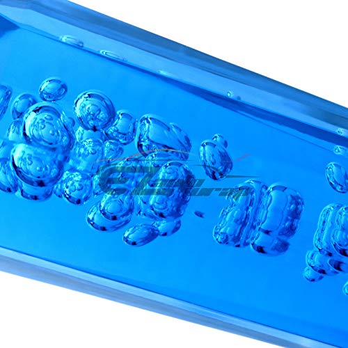EZAUTO WRAP Shift Knob Stick Crystal Transparent Bubble Blue Throw Gear Shifter 10cm - color: Blue, size: 10cm