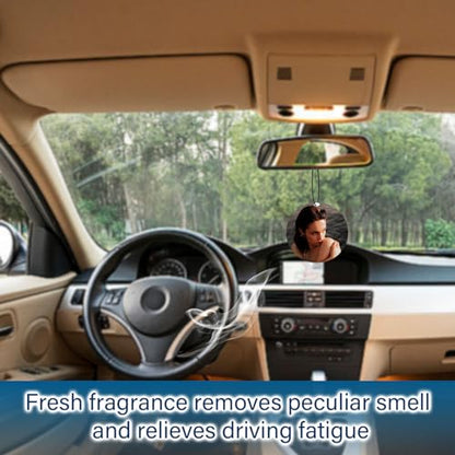 10-100Pcs Custom Logo Car Air Fresheners Bulk – Wholesale Personalized Double-Sided Air Fresheners with Photo Text Logo, Unique Gift for Car Owners (Round) - color: Round