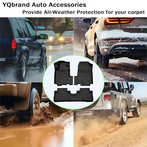 CRV Floor Mat - All Weather Compatible with 2007-2011 Honda CRV Floor Mat Waterproof Durable Anti-Slip Odorless Custom-Fit TPE Front and Rear Row Set Floor Liner - size: for Honda CRV 2007-2011