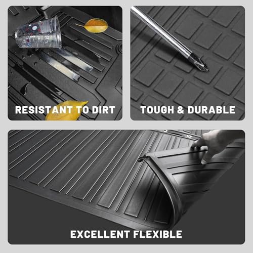 Vanseno Compatible for 2012-2017 Toyota Camry Cargo Mat Cargo Liner All Weather TPE Protection Trunk Mat for 2012 2013 2014 2015 2016 2017 Toyota Camry Accessories - color: Fit 2012-2017 Toyota Camry