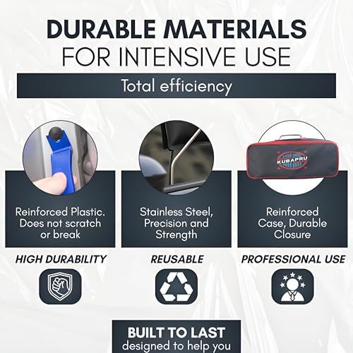 22-Piece Car Repair Tool Kit – Stainless Steel Automotive Tools, Inflatable Air Wedge, Multifunctional Vehicle Maintenance & Emergency Set with Carrying Bag