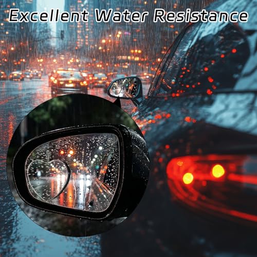 2 PCS Blind Spot Mirrors, Heart Shaped Rear View Mirrors, 360 Degree Adjustable, HD Glass Rearview Mirror Accessories, Wide Angle Convex Rear View Mirror for Trucks, Sedans, SUV, RV