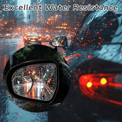 2 PCS Blind Spot Mirrors, Heart Shaped Rear View Mirrors, 360 Degree Adjustable, HD Glass Rearview Mirror Accessories, Wide Angle Convex Rear View Mirror for Trucks, Sedans, SUV, RV