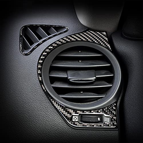 NVCNX Real Premium Carbon Fiber for Lexus IS250 is 250 IS350 2006-2013 / IS250C IS350C 2010-2015 Accessories Car Dash Dashboard Sides Defogger Air Vent Frame Cover Interior Trim Sticker Decal 3PCs - color: Dashboard Air Vent Kit