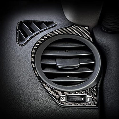 NVCNX Real Premium Carbon Fiber for Lexus IS250 is 250 IS350 2006-2013 / IS250C IS350C 2010-2015 Accessories Car Dash Dashboard Sides Defogger Air Vent Frame Cover Interior Trim Sticker Decal 3PCs - color: Dashboard Air Vent Kit