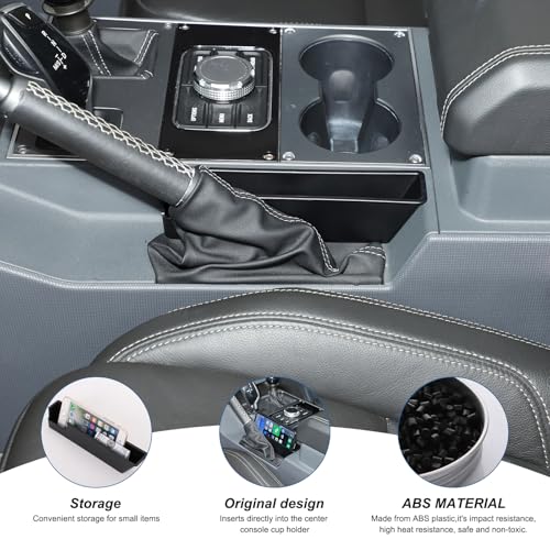 Center Console Handbrake Right Storage Organizer Box Compatible with INEOS Grenadier 2020-2024 2025+, Center Console Organizer ABS Material Insert Tray Accessories