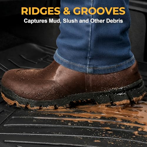 Floor Mats for Kia K5 2021-2026/Hyundai Sonata Gas 2020-2026, All Weather Floor Mats Trunk Cargo Liner Accessories, Full Coverage Set (Fit FWD Models) - size: For Kia K5 FWD | 2021-2026