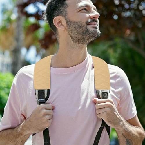 HARFINGTON 2pcs Shoulder Strap Cushions 15.7 Inch Car Seat Belt Pads Cover Auto Seatbelt Strap Shoulder Pad Automotive Seat Belt Cushion Pad for Auto SUV Truck, Beige - color: Beige, size: 15.7 Inch