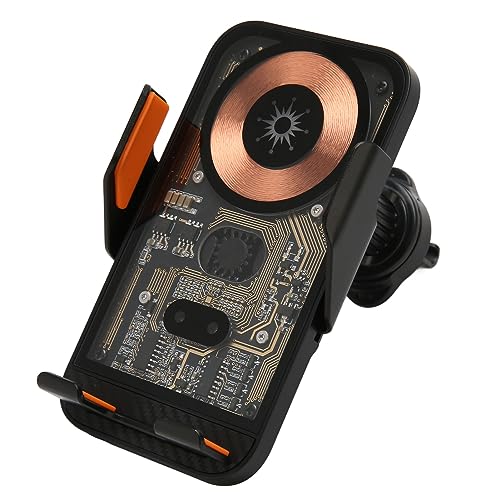 Cuifati Car Charger Stand, Transparent Style, 360 Rotatable Bracket, Touch Phone Holder Mount (C10)